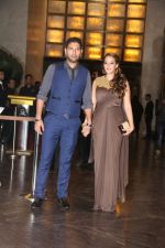 Yuvraj Singh at Preity Zinta Wedding Reception in Mumbai on 13th May 2016